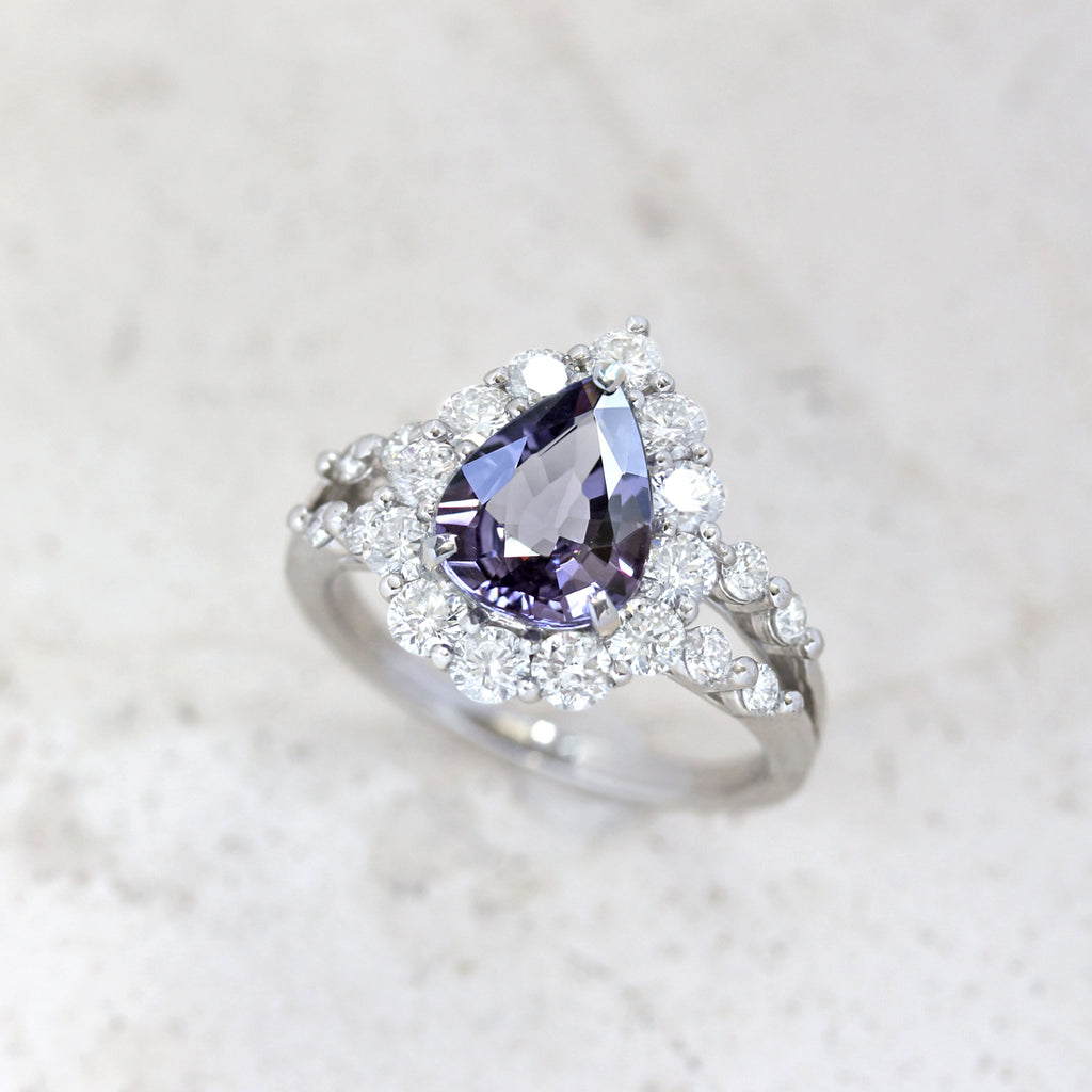 Etincelle -エタンセル-ペアシェイプ バイオレットスピネル