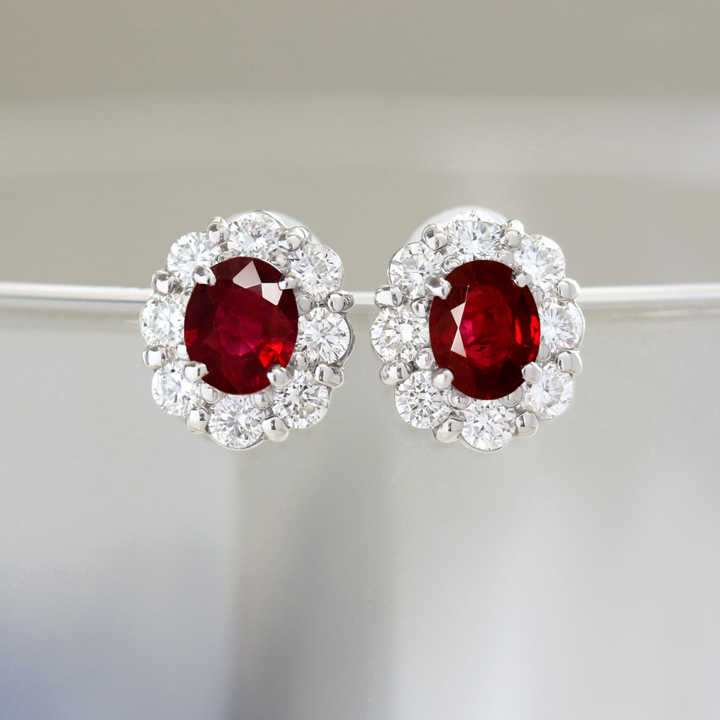 ラスト１点！水晶×ルビージュエリーボックスピアス/イヤリング Etincelle -エタンセル-ルビーピアス PT – JaMais Jewelry
