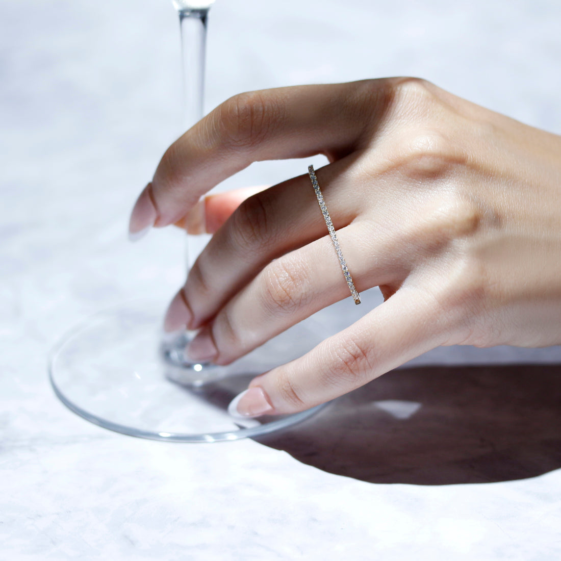 FETEコラボ<br>ダブルフィンガーダイヤモンドリング【受注生産品】