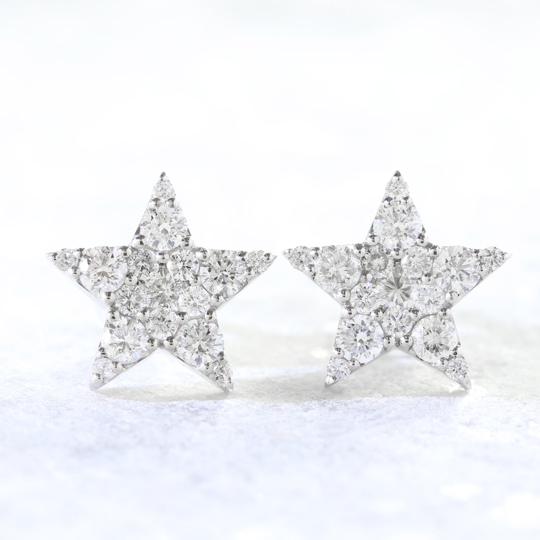 STAR JEWELRY ダイヤモンドピアス 0.014カラット スター パヴェダイヤモンドピアス PT – JaMais Jewelry