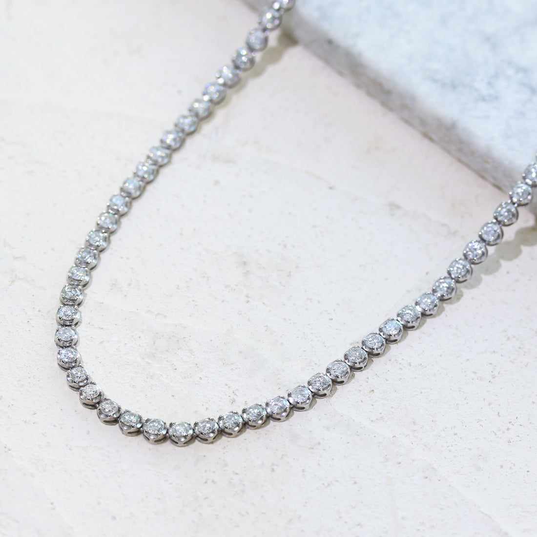 Lumiere -ルミエール-<br>フルダイヤモンドネックレス　WG