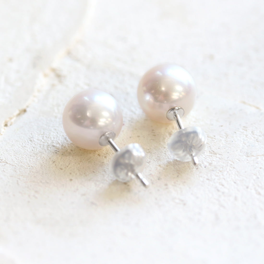 Aurora Blossom -オーロラ ブロッサム-<br>パールピアス 約8.7mm