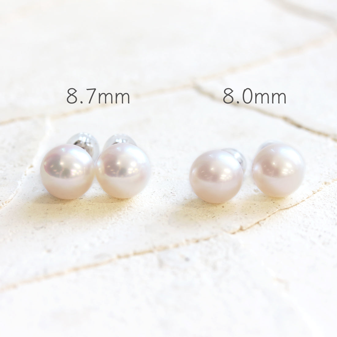 Aurora Blossom -オーロラ ブロッサム-<br>パールピアス 約8.7mm