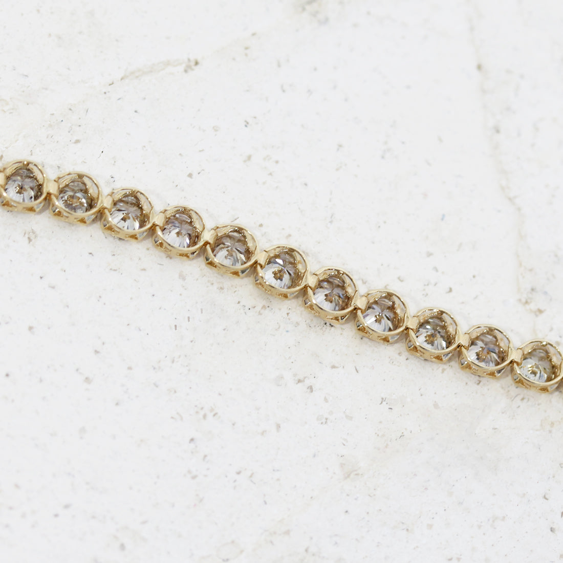 Lumiere -ルミエール-<br>フルダイヤモンド5.29ct　テニスブレスレット YG