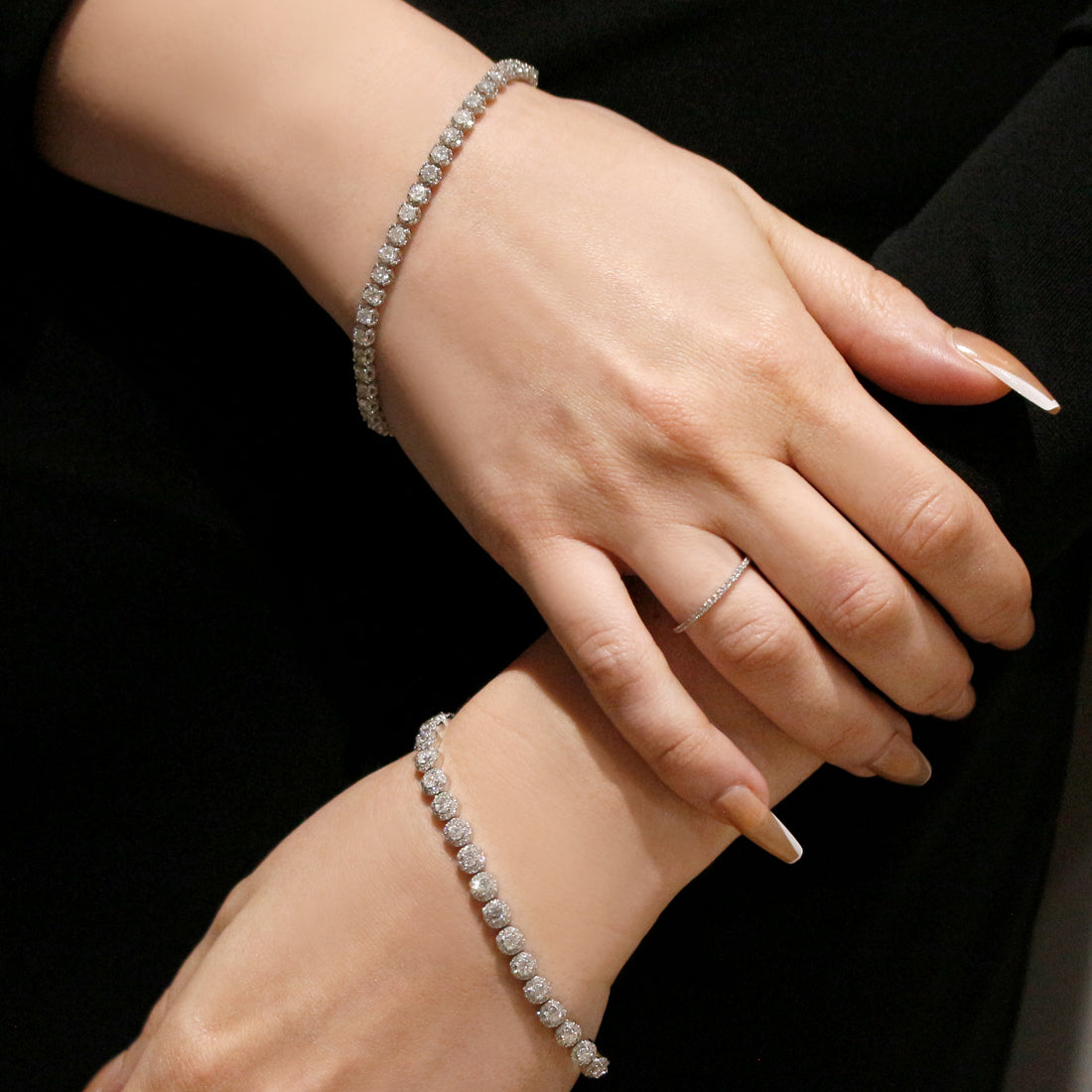 フルダイヤモンドブレスレット　PT