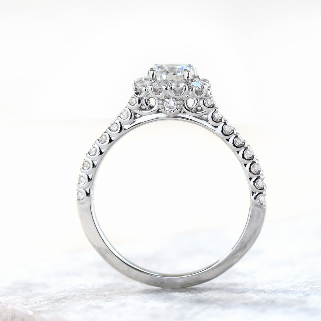 Etincelle -エタンセル - <br>ダイヤモンド スクエアリング　PT