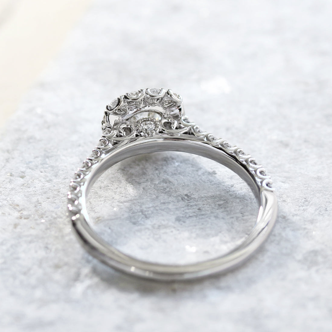 Etincelle -エタンセル - <br>ダイヤモンド スクエアリング　PT