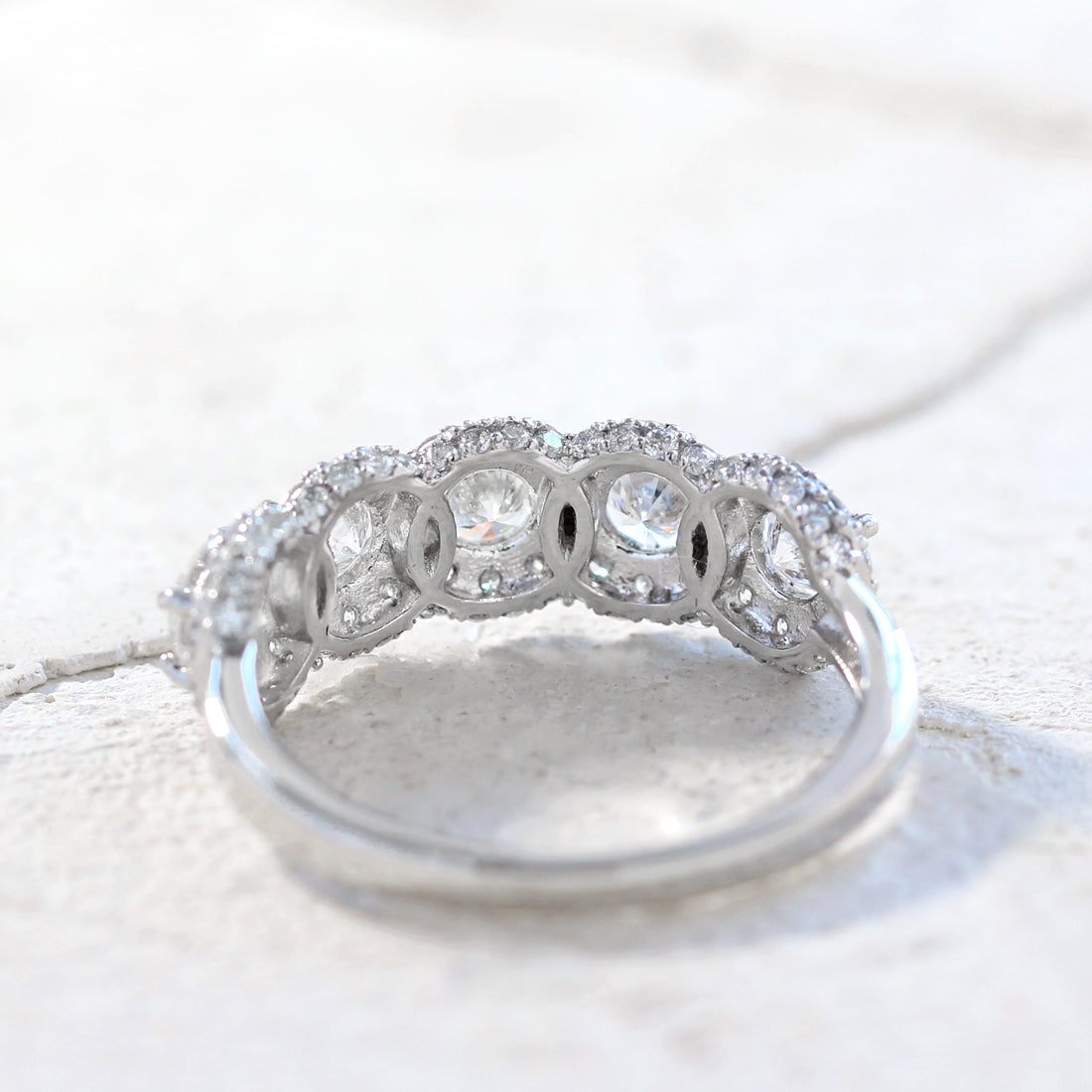 Nuage Ⅱ- ニュアージュ Ⅱ- <br>ダイヤモンドハーフエタニティリング　PT