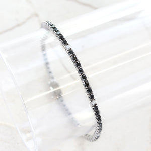 ブラックダイヤモンド テニスブレスレット PT – JaMais Jewelry