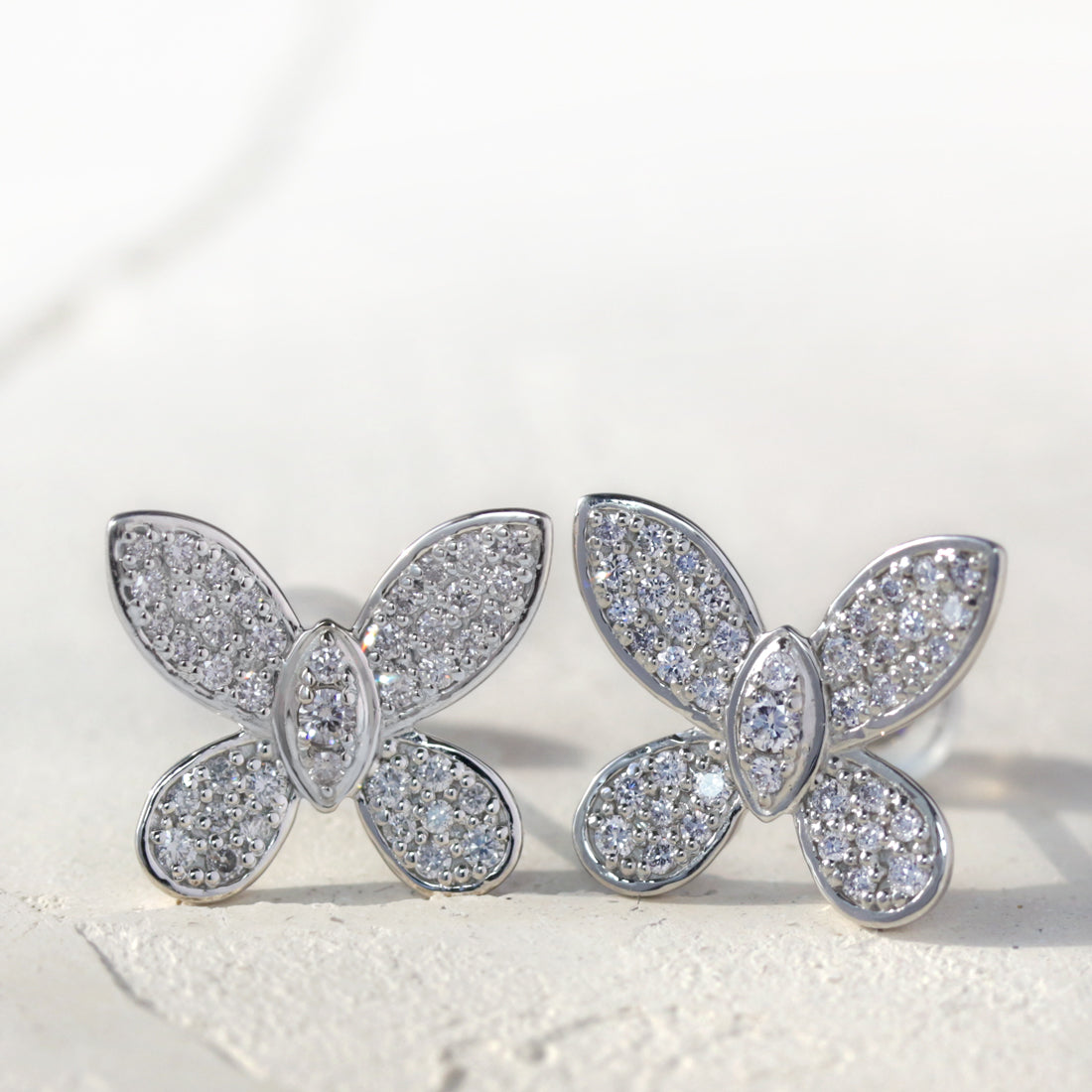 Papillon -パピヨン- ダイヤモンドピアス PT – JaMais Jewelry